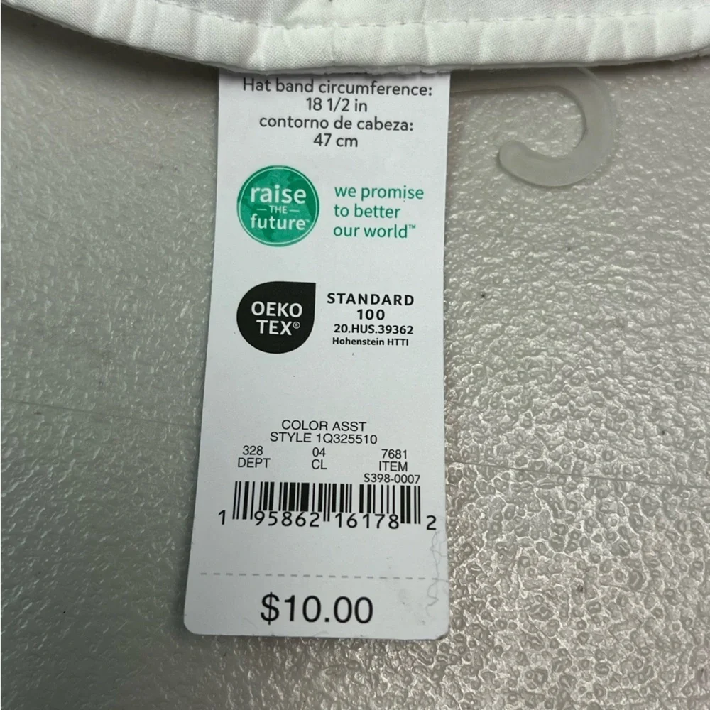 Carter’s Baby White Hat Size 6-12M